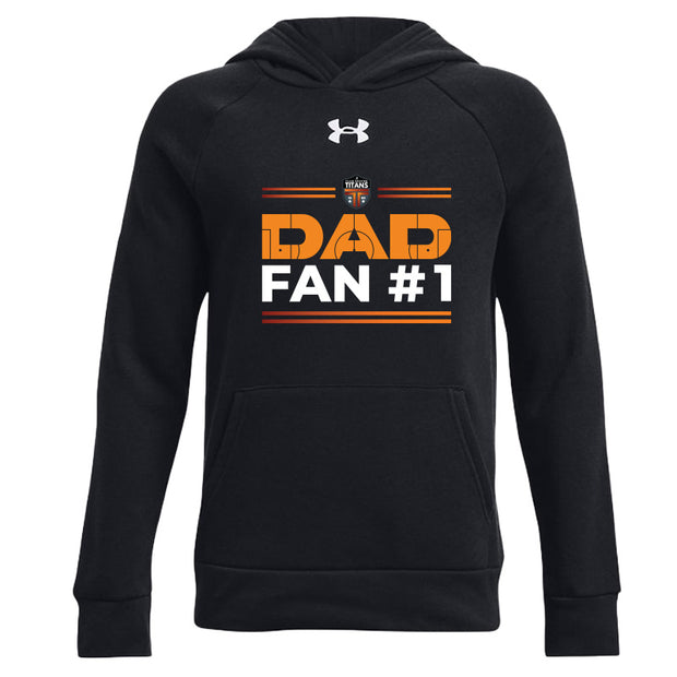 CST - UA Youth Rival Fleece Hoodie - Black