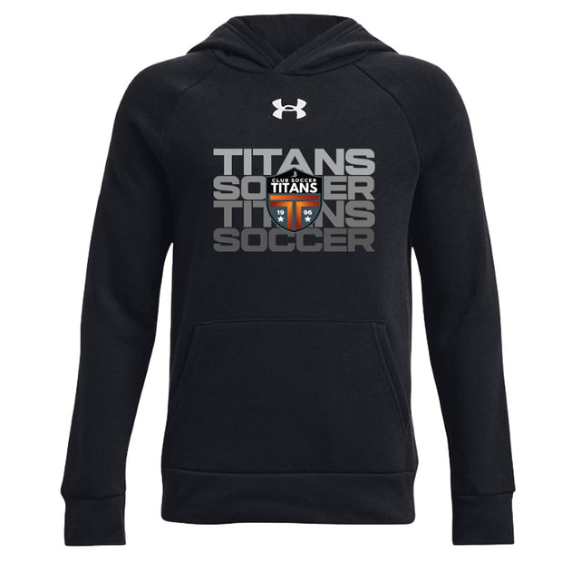 CST - UA Youth Rival Fleece Hoodie - Black