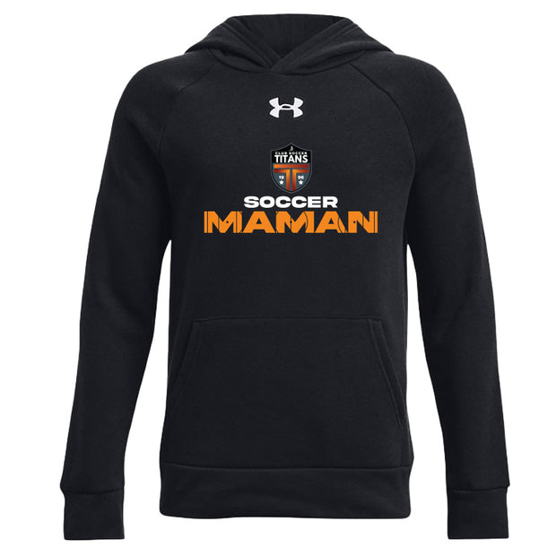 CST - UA Youth Rival Fleece Hoodie - Black