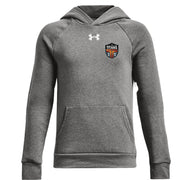 CST - UA Youth Rival Fleece Hoodie - Castlerock Light Heather