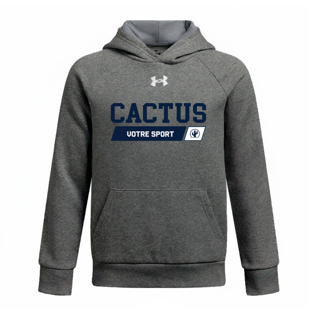 CND - Chandail à capuchon pour enfants Rival UA (votre sport)