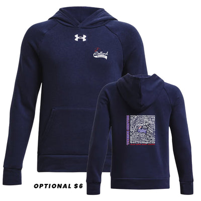 DBA - UA Youth Rival Fleece Hoodie