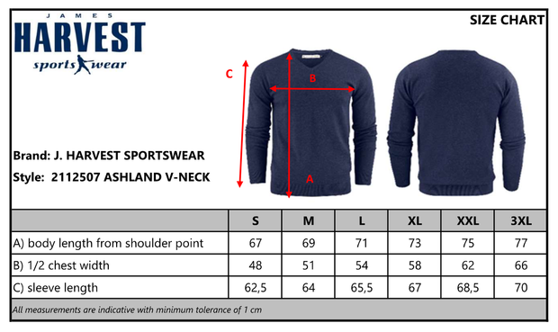 MA - Ashland V Mens Knitted Sweater