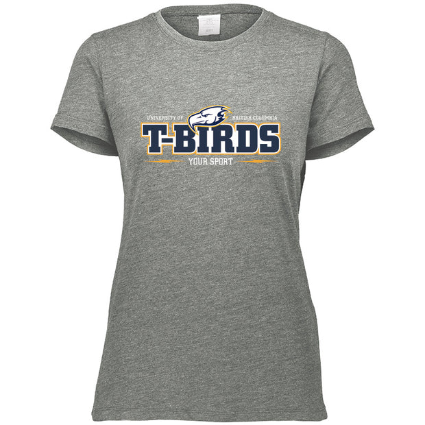 UBC - Augusta Ladies Tri-Blend Tee (Choose Your Sport)