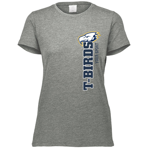 UBC - Augusta Ladies Tri-Blend Tee (Choose Your Sport)