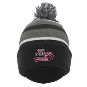 DKP - Pacific Headwear Knit Fold Over Pom Beanie
