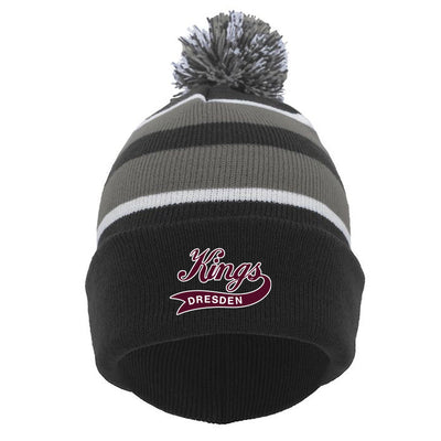 DKP - Pacific Headwear Knit Fold Over Pom Beanie