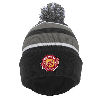 GPKP - Pacific Headwear Knit Fold Over Pom Beanie