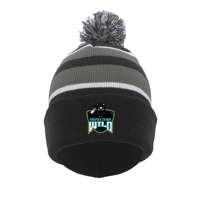 WIWP - Pacific Headwear Knit Fold Over Pom Beanie