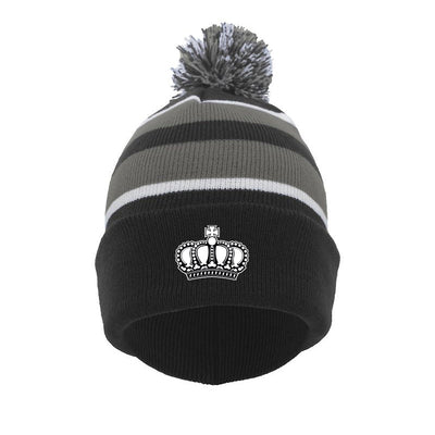 PKP - Pacific Headwear Knit Fold Over Pom Beanie