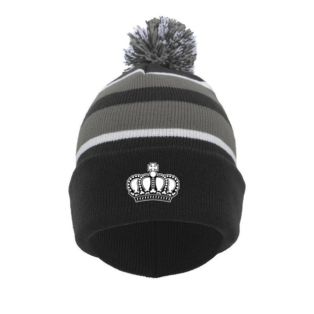 PKP - Pacific Headwear Knit Fold Over Pom Beanie