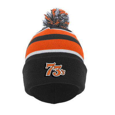 E73P - Pacific Headwear Knit Fold Over Pom Beanie