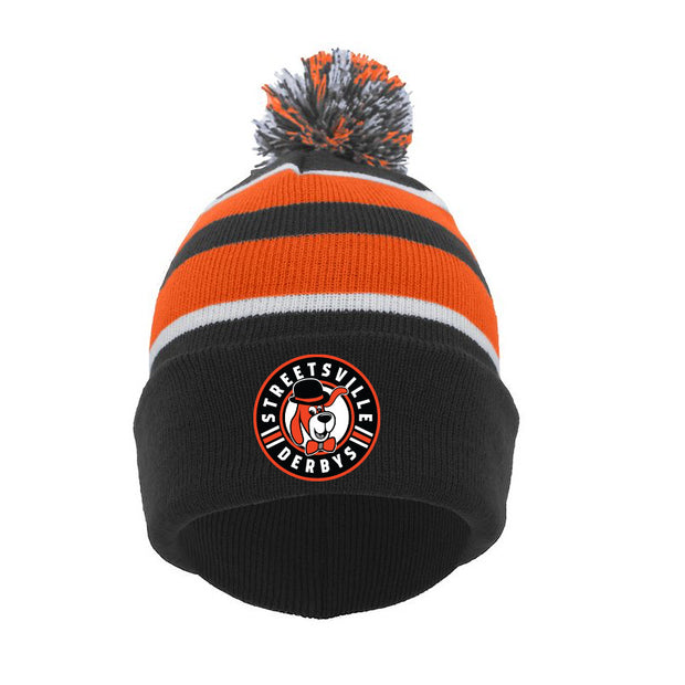 SDP - Pacific Headwear Knit Fold Over Pom Beanie