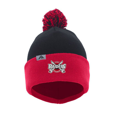 APR - Knit Fold Over Pom-Pom Beanie
