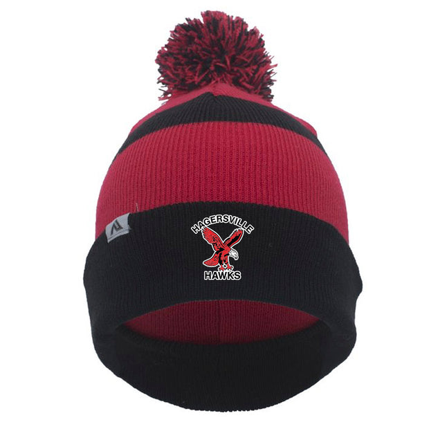 HHP - Pacific Headwear Knit Fold Over Pom Beanie