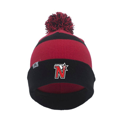 NMSP - Pacific Headwear Knit Fold Over Pom Beanie