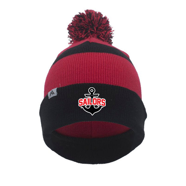PSSP - Pacific Headwear Knit Fold Over Pom Beanie
