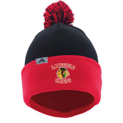 LCMH - PACIFIC HEADWEAR Knit Fold Over Pom-Pom Beanie