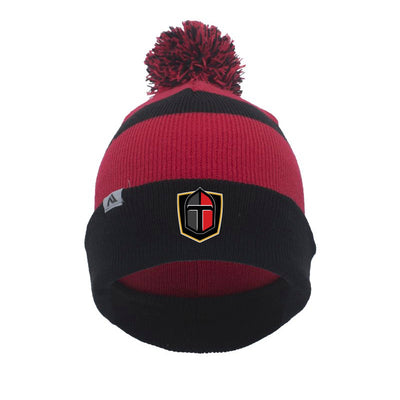 PTP - Pacific Headwear Knit Fold Over Pom Beanie