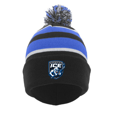 GIP - Pacific Headwear Knit Fold Over Pom Beanie