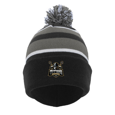 MTL - PACIFIC HEADWEAR Knit Fold Over Pom Beanie