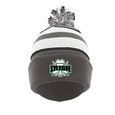 LIP - Pacific Headwear Knit Fold Over Pom Beanie