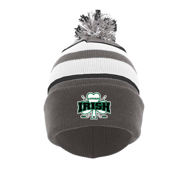 LIP - Pacific Headwear Knit Fold Over Pom Beanie