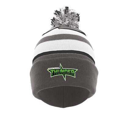 THTP - Pacific Headwear Knit Fold Over Pom Beanie