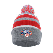 OLB - Knit Fold Over Pom-Pom Beanie