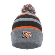 E73P - Pacific Headwear Knit Fold Over Pom Beanie