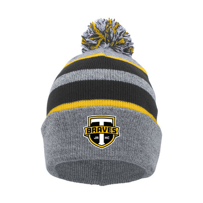 TBP - Pacific Headwear Knit Fold Over Pom Beanie