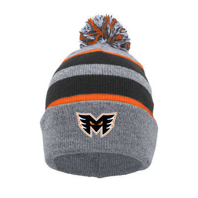 MFP - Pacific Headwear Knit Fold Over Pom Beanie