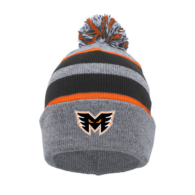 MFP - Pacific Headwear Knit Fold Over Pom Beanie