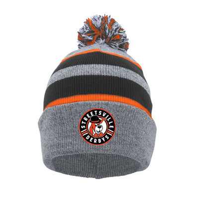 SDP - Pacific Headwear Knit Fold Over Pom Beanie