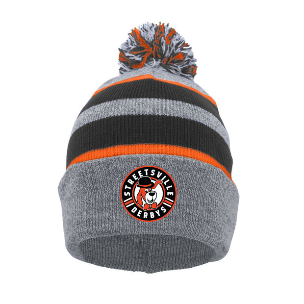 SDP - Pacific Headwear Knit Fold Over Pom Beanie