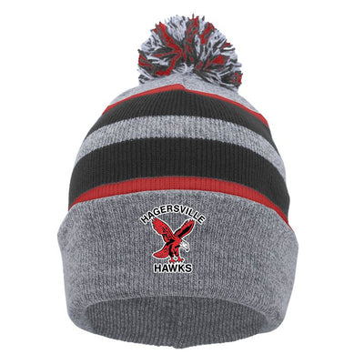 HHP - Pacific Headwear Knit Fold Over Pom Beanie