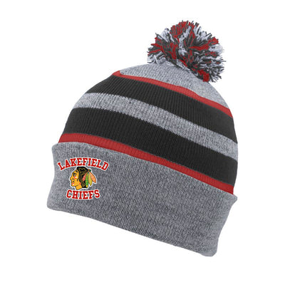 LCMH - PACIFIC HEADWEAR Knit Fold Over Pom-Pom Beanie