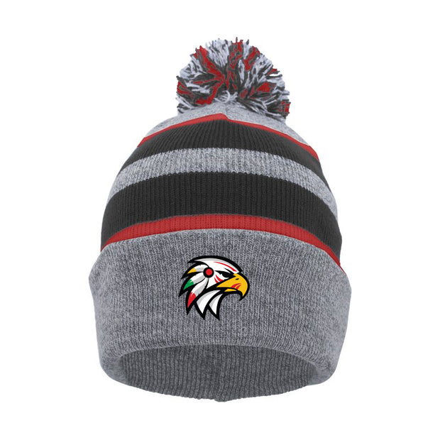 MHP - Pacific Headwear Knit Fold Over Pom Beanie