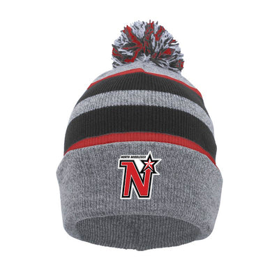 NMSP - Pacific Headwear Knit Fold Over Pom Beanie