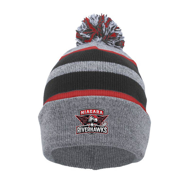 NRHP - Pacific Headwear Knit Fold Over Pom Beanie