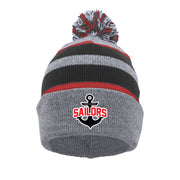 PSSP - Pacific Headwear Knit Fold Over Pom Beanie