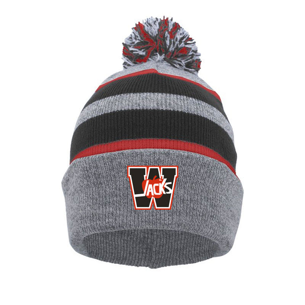 WAJP - Pacific Headwear Knit Fold Over Pom Beanie