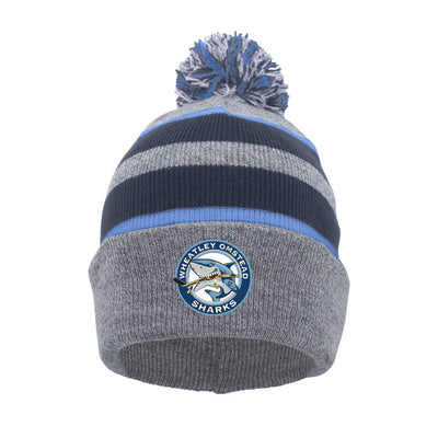 WOSP - Pacific Headwear Knit Fold Over Pom Beanie