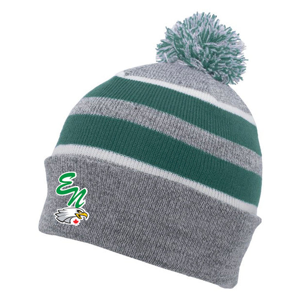 ENL - Pacific Headwear Knit Fold Over Pom Beanie