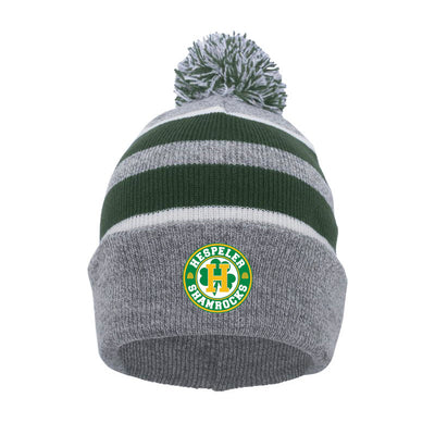 HSP - Pacific Headwear Knit Fold Over Pom Beanie