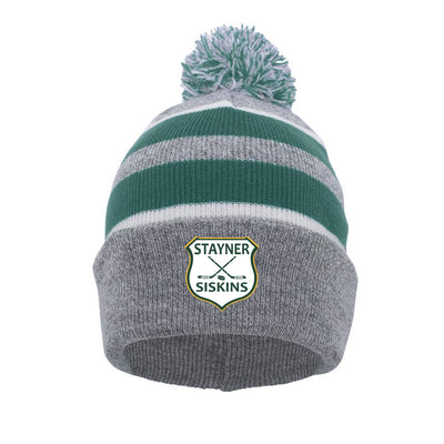 SSP - Pacific Headwear Knit Fold Over Pom Beanie