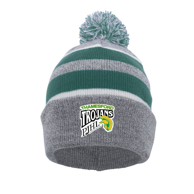 TTP - Pacific Headwear Knit Fold Over Pom Beanie