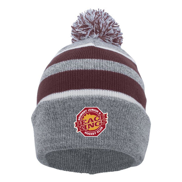 GPKP - Pacific Headwear Knit Fold Over Pom Beanie