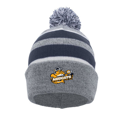 DMP - Pacific Headwear Knit Fold Over Pom Beanie