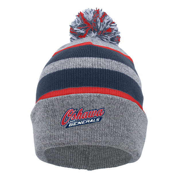 OLG - Pacific Headwear Knit Fold Over Pom Pom Beanie